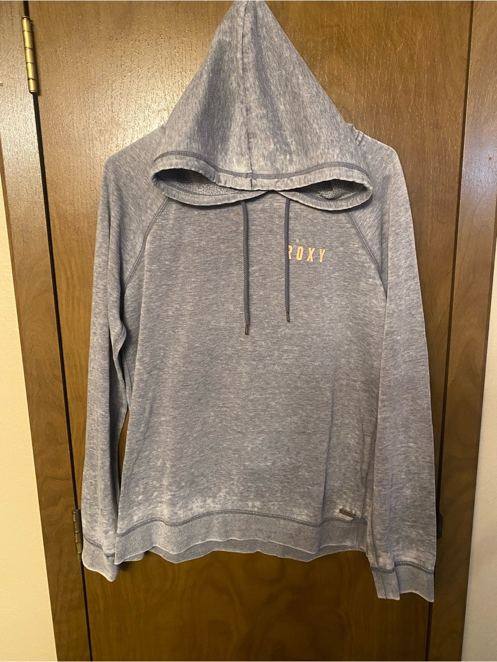 Roxy Blue Heather Pullover Hoodie Sweater